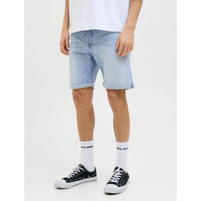 lässige Jack & Jones Herren Shorts Stretch mit Baumwolle Blau - männlich - Size: L lässige Jack & Jones Herren Shorts Stretch mit Baumwolle Blau - männlich - Size: L