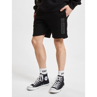 bequeme Alpha Industries Herren Shorts mit Baumwolle Schwarz - männlich - Size: XXL bequeme Alpha Industries Herren Shorts mit Baumwolle Schwarz - männlich - Size: XXL
