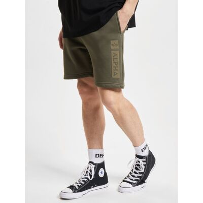 leichte Alpha Industries Herren Shorts mit Baumwolle Militär-Grün - männlich - Size: XL leichte Alpha Industries Herren Shorts mit Baumwolle Militär-Grün - männlich - Size: XL