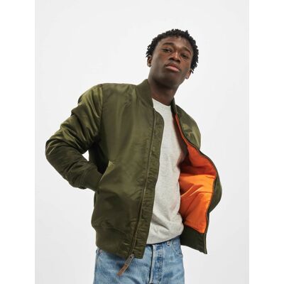 schlichte Alpha Industries Herren Jacke Reißverschluss Taschen Grün - männlich - Size: XXL schlichte Alpha Industries Herren Jacke Reißverschluss Taschen Grün - männlich - Size: XXL
