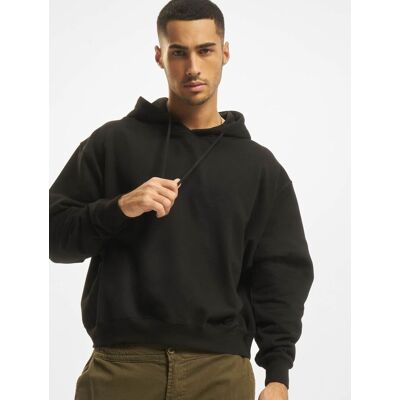 weicher 2Y Premium Herren Hoodie Kordelzug Rippstrick mit Baumwolle Schwarz - männlich - Size: L weicher 2Y Premium Herren Hoodie Kordelzug Rippstrick mit Baumwolle Schwarz - männlich - Size: L