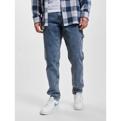lässige Karl Kani Herren Jeans Reißverschluss Taschen mit Baumwolle Blau - männlich - Size: 32 lässige Karl Kani Herren Jeans Reißverschluss Taschen mit Baumwolle Blau - männlich - Size: 32