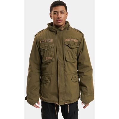 funktionale Brandit Herren Jacke Reißverschluss Kapuze mit Baumwolle Khaki - männlich - Size: 4XL funktionale Brandit Herren Jacke Reißverschluss Kapuze mit Baumwolle Khaki - männlich - Size: 4XL