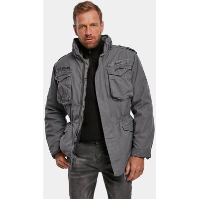 lässige Brandit Herren Jacke Reißverschluss Kapuze mit Baumwolle Grau - männlich - Size: 7XL lässige Brandit Herren Jacke Reißverschluss Kapuze mit Baumwolle Grau - männlich - Size: 7XL