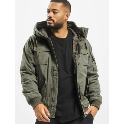 schlichte Brandit Herren Jacke große Kapuze Kordelzug mit Baumwolle Khaki - männlich - Size: XXL schlichte Brandit Herren Jacke große Kapuze Kordelzug mit Baumwolle Khaki - männlich - Size: XXL