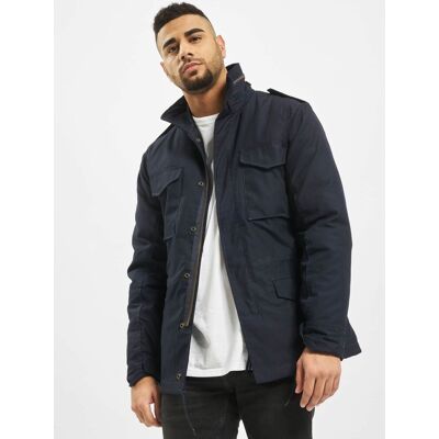 schlichte Brandit Herren Jacke Reißverschluss Taschen Navy - männlich - Size: L schlichte Brandit Herren Jacke Reißverschluss Taschen Navy - männlich - Size: L