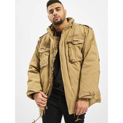 lässige Brandit Herren Jacke Reißverschluss Taschen Beige - männlich - Size: XXL lässige Brandit Herren Jacke Reißverschluss Taschen Beige - männlich - Size: XXL