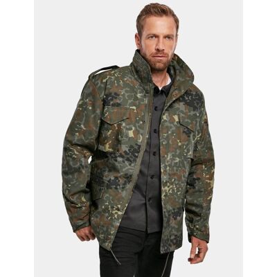 schlichte Brandit Herren Jacke Reißverschluss Taschen Camouflage - männlich - Size: 3XL schlichte Brandit Herren Jacke Reißverschluss Taschen Camouflage - männlich - Size: 3XL
