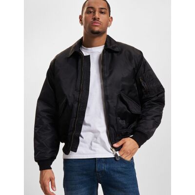 schlichte Brandit Herren Jacke Reißverschluss Taschen Schwarz - männlich - Size: S schlichte Brandit Herren Jacke Reißverschluss Taschen Schwarz - männlich - Size: S