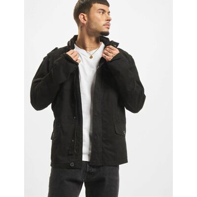 moderne Brandit Herren Jacke Reißverschluss Taschen mit Baumwolle Schwarz - männlich - Size: L moderne Brandit Herren Jacke Reißverschluss Taschen mit Baumwolle Schwarz - männlich - Size: L