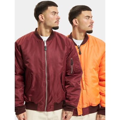 lässige Brandit Herren Jacke Reißverschluss Taschen Rot - männlich - Size: XXL lässige Brandit Herren Jacke Reißverschluss Taschen Rot - männlich - Size: XXL