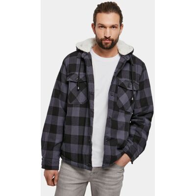 schlichte Brandit Herren Jacke Kordelzug Kapuze mit Baumwolle Schwarz - männlich - Size: 3XL schlichte Brandit Herren Jacke Kordelzug Kapuze mit Baumwolle Schwarz - männlich - Size: 3XL