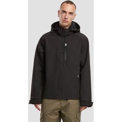 lässige Brandit Herren Jacke Stretch Reißverschluss Kapuze Schwarz - männlich - Size: M lässige Brandit Herren Jacke Stretch Reißverschluss Kapuze Schwarz - männlich - Size: M