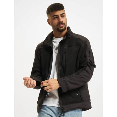 funktionale Brandit Herren Jacke Reißverschluss Taschen Schwarz - männlich - Size: 4XL funktionale Brandit Herren Jacke Reißverschluss Taschen Schwarz - männlich - Size: 4XL