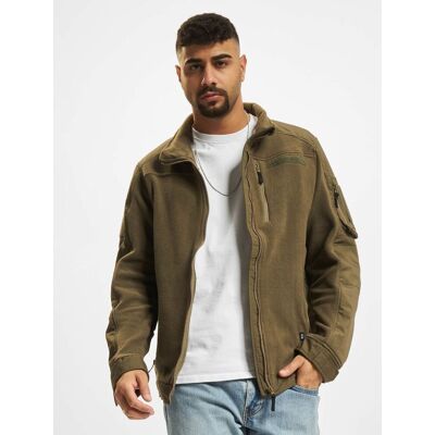 moderne Brandit Herren Jacke Reißverschluss Taschen Khaki - männlich - Size: 3XL moderne Brandit Herren Jacke Reißverschluss Taschen Khaki - männlich - Size: 3XL
