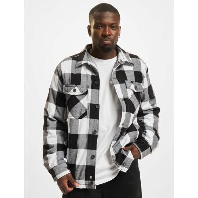 funktionale Brandit Herren Jacke mit Baumwolle Weiß/Schwarz - männlich - Size: L funktionale Brandit Herren Jacke mit Baumwolle Weiß/Schwarz - männlich - Size: L