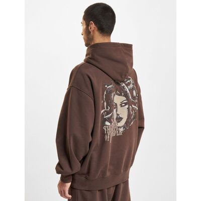 moderner DEF Herren Hoodie Kapuze mit Baumwolle Braun - männlich - Size: M moderner DEF Herren Hoodie Kapuze mit Baumwolle Braun - männlich - Size: M