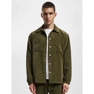 lässiges DEF Herren Shirt Cord-Hemd Khaki - männlich - Size: L lässiges DEF Herren Shirt Cord-Hemd Khaki - männlich - Size: L