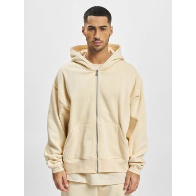 moderner DEF Herren Hoodie Kordelzug Reißverschluss mit Baumwolle Beige - männlich - Size: S moderner DEF Herren Hoodie Kordelzug Reißverschluss mit Baumwolle Beige - männlich - Size: S