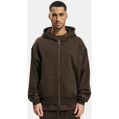 weicher DEF Herren Hoodie Kordelzug Reißverschluss mit Baumwolle Braun - männlich - Size: XL weicher DEF Herren Hoodie Kordelzug Reißverschluss mit Baumwolle Braun - männlich - Size: XL