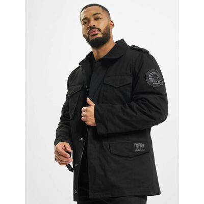 schlichte Dangerous DNGRS Herren Jacke Reißverschluss Taschen mit Baumwolle Schwarz - männlich - Size: S schlichte Dangerous DNGRS Herren Jacke Reißverschluss Taschen mit Baumwolle Schwarz - männlich - Size: S
