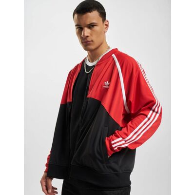 schlichte adidas Herren Jacke Kordelzug Rippstrick Schwarz - männlich - Size: S schlichte adidas Herren Jacke Kordelzug Rippstrick Schwarz - männlich - Size: S