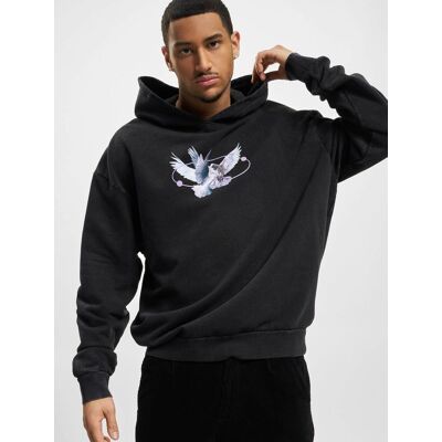 weicher Mister Tee Herren Hoodie Kordelzug Rippbündchen 240 g/m² mit Baumwolle Schwarz - männlich - Size: S weicher Mister Tee Herren Hoodie Kordelzug Rippbündchen 240 g/m² mit Baumwolle Schwarz - männlich - Size: S