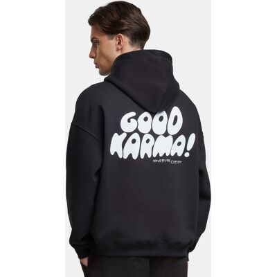 moderner Another Cotton Lab Herren Hoodie mit Baumwolle Schwarz - männlich - Size: L moderner Another Cotton Lab Herren Hoodie mit Baumwolle Schwarz - männlich - Size: L
