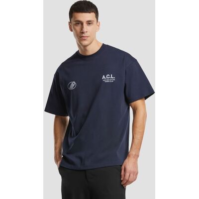 lässiges Another Cotton Lab Herren T-Shirt mit Baumwolle Blau - männlich - Size: M lässiges Another Cotton Lab Herren T-Shirt mit Baumwolle Blau - männlich - Size: M