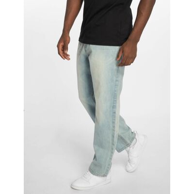 lässige Rocawear Herren Jeans Reißverschluss mit Baumwolle Blau - männlich - Size: W38/L34 lässige Rocawear Herren Jeans Reißverschluss mit Baumwolle Blau - männlich - Size: W38/L34