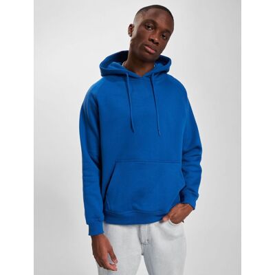 moderner Urban Classics Herren Hoodie Rippbündchen Kapuze 380 g/m² mit Baumwolle Blau - männlich - Size: XL moderner Urban Classics Herren Hoodie Rippbündchen Kapuze 380 g/m² mit Baumwolle Blau - männlich - Size: XL