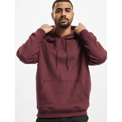weicher URBAN CLASSICS Herren Hoodie Kordelzug Rippstrick 380 g/m² mit Baumwolle Bordeaux-Rot - männlich - Size: S weicher URBAN CLASSICS Herren Hoodie Kordelzug Rippstrick 380 g/m² mit Baumwolle Bordeaux-Rot - männlich - Size: S