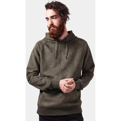 lässiger URBAN CLASSICS Herren Hoodie Stretch Kapuze 368 g/m² Khaki - männlich - Size: M lässiger URBAN CLASSICS Herren Hoodie Stretch Kapuze 368 g/m² Khaki - männlich - Size: M