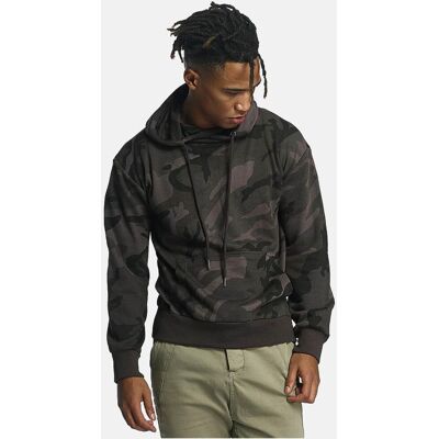 moderner URBAN CLASSICS Herren Hoodie Rippbündchen Kapuze 250 g/m² mit Baumwolle Camouflage - männlich - Size: S moderner URBAN CLASSICS Herren Hoodie Rippbündchen Kapuze 250 g/m² mit Baumwolle Camouflage - männlich - Size: S