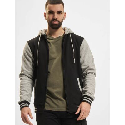 lässiger Urban Classics Herren Hoodie Kordelzug Reißverschluss 380 g/m² mit Baumwolle Schwarz - männlich - Size: L lässiger Urban Classics Herren Hoodie Kordelzug Reißverschluss 380 g/m² mit Baumwolle Schwarz - männlich - Size: L