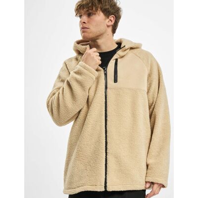 bequemer Urban Classics Herren Hoodie Reißverschluss Rippbündchen 260 g/m² Beige - männlich - Size: L bequemer Urban Classics Herren Hoodie Reißverschluss Rippbündchen 260 g/m² Beige - männlich - Size: L