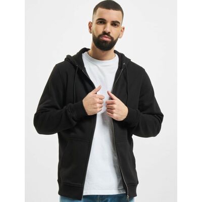 lässiger Urban Classics Herren Hoodie Kordelzug Reißverschluss 300 g/m² mit Baumwolle Schwarz - männlich - Size: L lässiger Urban Classics Herren Hoodie Kordelzug Reißverschluss 300 g/m² mit Baumwolle Schwarz - männlich - Size: L