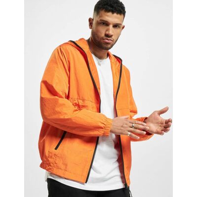 schlichte Urban Classics Herren Jacke große Kapuze Reißverschluss 89 g/m² Orange - männlich - Size: L schlichte Urban Classics Herren Jacke große Kapuze Reißverschluss 89 g/m² Orange - männlich - Size: L