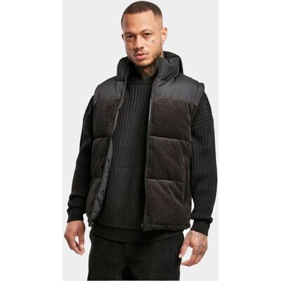 funktionale URBAN CLASSICS Herren Jacke Reißverschluss Taschen 136 g/m² Schwarz - männlich - Size: XL funktionale URBAN CLASSICS Herren Jacke Reißverschluss Taschen 136 g/m² Schwarz - männlich - Size: XL