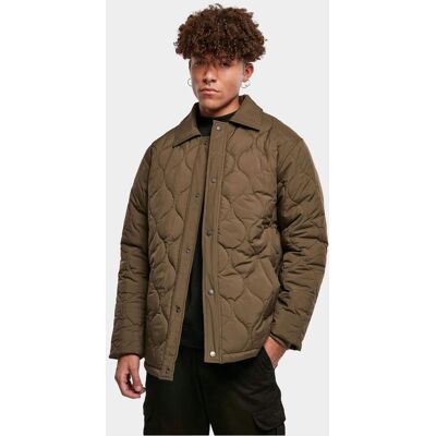 funktionale Urban Classics Herren Jacke Taschen gefüttert 68 g/m² Khaki - männlich - Size: 5XL funktionale Urban Classics Herren Jacke Taschen gefüttert 68 g/m² Khaki - männlich - Size: 5XL