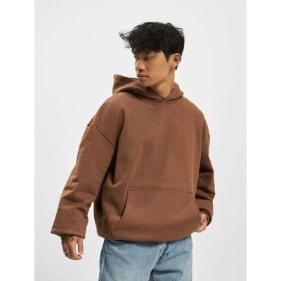 bequemer URBAN CLASSICS Herren Hoodie Kordelzug Rippstrick 460 g/m² mit Baumwolle Braun - männlich - Size: S bequemer URBAN CLASSICS Herren Hoodie Kordelzug Rippstrick 460 g/m² mit Baumwolle Braun - männlich - Size: S