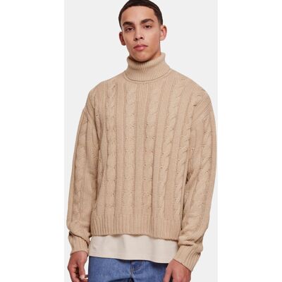 lässiges Urban Classics Herren Sweatshirt Oversize 3 g/m² Beige - männlich - Size: M lässiges Urban Classics Herren Sweatshirt Oversize 3 g/m² Beige - männlich - Size: M