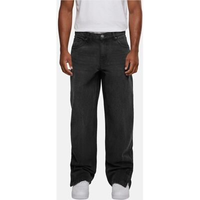 bequeme URBAN CLASSICS Herren Jeans Straight Fit mit Baumwolle Schwarz - männlich - Size: 36 bequeme URBAN CLASSICS Herren Jeans Straight Fit mit Baumwolle Schwarz - männlich - Size: 36