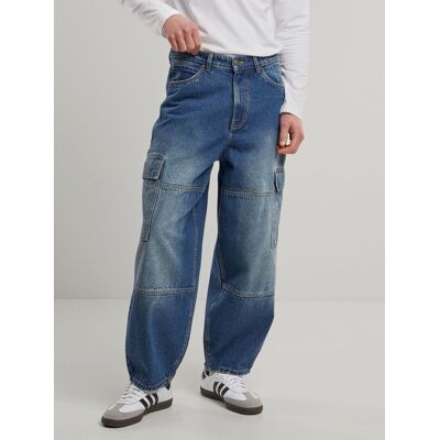 moderne URBAN CLASSICS Herren Jeans mit Cargotaschen Denim-Hose Blau - männlich - Size: 42 moderne URBAN CLASSICS Herren Jeans mit Cargotaschen Denim-Hose Blau - männlich - Size: 42