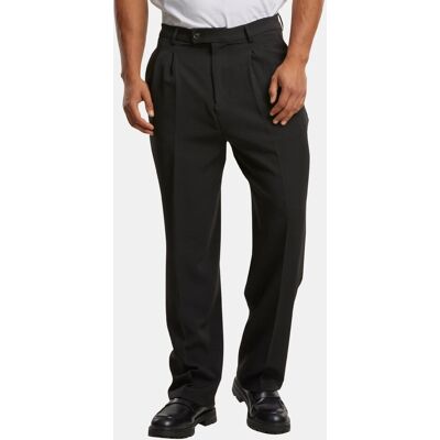 stylische URBAN CLASSICS Herren Anzugs-Hose Stretch Schwarz - männlich - Size: 31 stylische URBAN CLASSICS Herren Anzugs-Hose Stretch Schwarz - männlich - Size: 31