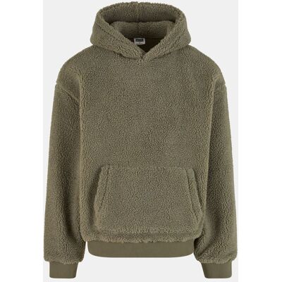 lässiger URBAN CLASSICS Herren Hoodie Rippbündchen Kapuze Grün - männlich - Size: 5XL lässiger URBAN CLASSICS Herren Hoodie Rippbündchen Kapuze Grün - männlich - Size: 5XL