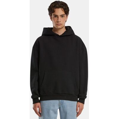 bequemer URBAN CLASSICS Herren Hoodie Rippbündchen Kapuze 500 g/m² mit Baumwolle Schwarz - männlich - Size: 5XL bequemer URBAN CLASSICS Herren Hoodie Rippbündchen Kapuze 500 g/m² mit Baumwolle Schwarz - männlich - Size: 5XL