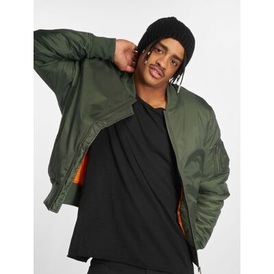 funktionale URBAN CLASSICS Herren Bomber-Jacke Übergangs-Jacke 108 g/m² Khaki - männlich - Size: M funktionale URBAN CLASSICS Herren Bomber-Jacke Übergangs-Jacke 108 g/m² Khaki - männlich - Size: M
