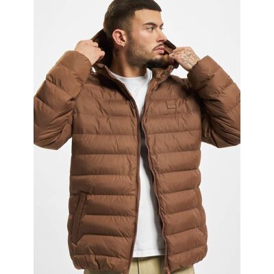 lässige URBAN CLASSICS Herren Jacke Reißverschluss Taschen 65 g/m² Braun - männlich - Size: XL lässige URBAN CLASSICS Herren Jacke Reißverschluss Taschen 65 g/m² Braun - männlich - Size: XL
