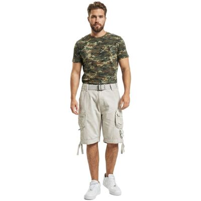 robuste Brandit Savage Vintage Herren Cargo Shorts Baumwoll-Bermuda B2001-02610 Weiß-Grau - männlich - Size: M robuste Brandit Savage Vintage Herren Cargo Shorts Baumwoll-Bermuda B2001-02610 Weiß-Grau - männlich - Size: M
